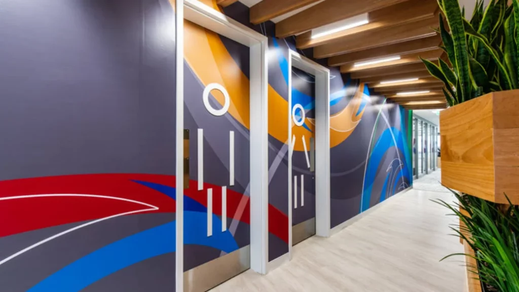 window wall floor graphics uk print team