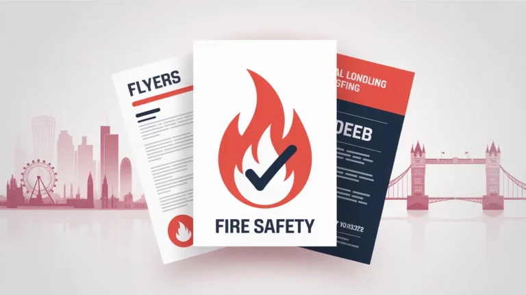 fire safety printing materials
