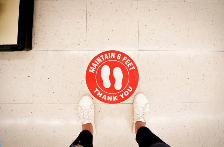 floor graphics in commercial spaces